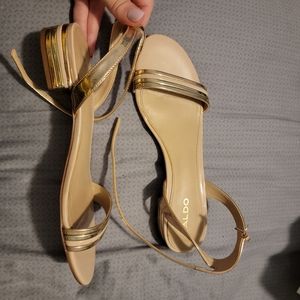 Aldo Izzie Metallic Sandals